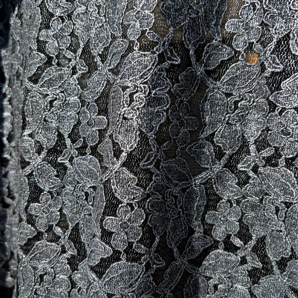 Chico size 1 black lace sheer jacket - Picture 4 of 5